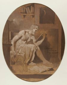 L'Etude, c.1864. Creator: Pierre Puvis de Chavannes