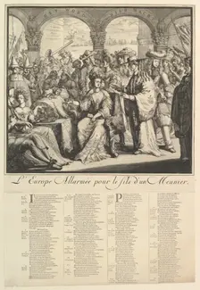L'Europe Allarmée.n.d. Creator: Romeyn de Hooghe