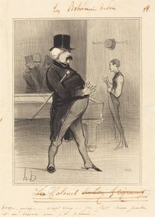 L'Ex-Colonel, 1842. Creator: Honore Daumier