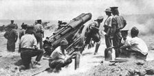 L'expedition des Dardanelles, Entre Seddul-Bahr et Krithia..., 1915 (1924). Creator: Unknown