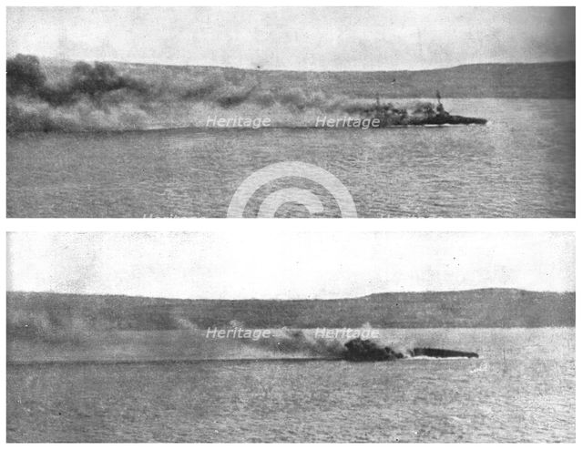 'L'expedition des Dardanelles, le tentative de enforcement..., 1915 (1924). Creator: Unknown.