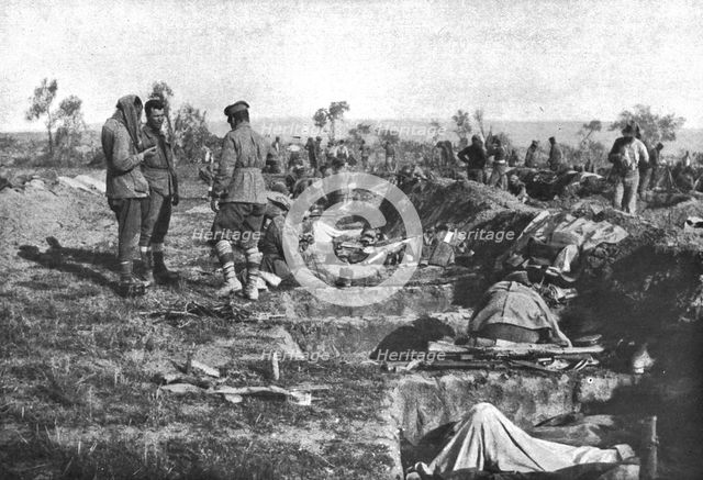 'L'expedition des Dardanelles, Sur la Presqu'ile..., 1915 (1924). Creator: Unknown.