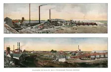 L'exploitation des mines d'or dans le Witwaterstrand (Transvaal meridional); Afrique... 1914. Creator: Unknown