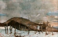 L'Hartmannswillerkopf 18 janvier 1916 1916. Creator: Francois Flameng