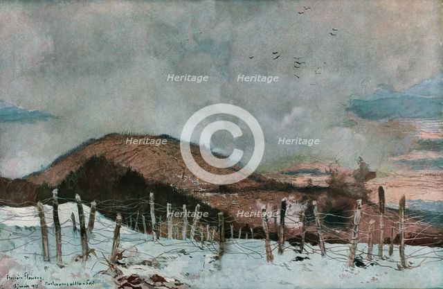 ''L'Hartmannswillerkopf', 1916 (1924) Creator: Francois Flameng.