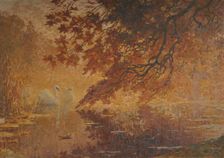 L'heure blonde, automne au lac Saint James, before 1911. Creator: Pierre Montezin