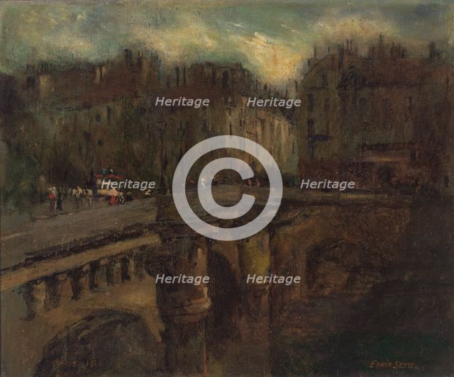 L' Heure Bleu a Paris, n.d. Creator: Frank Edwin Scott.