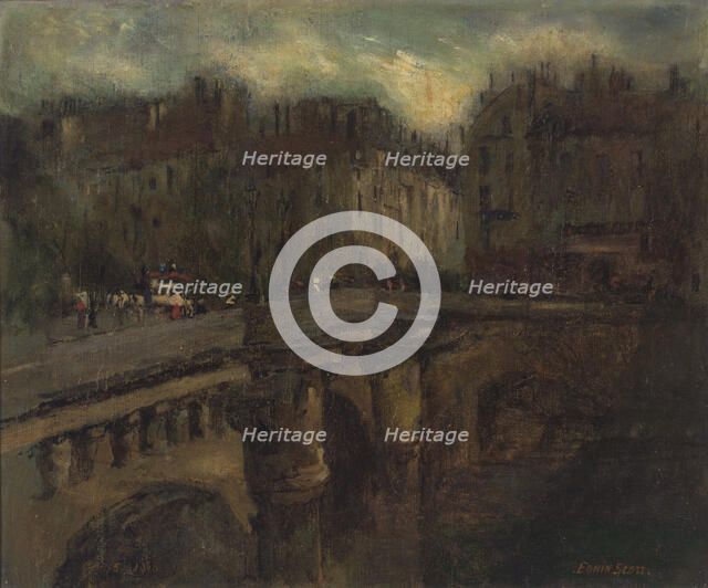 L' Heure Bleu a Paris, n.d. Creator: Frank Edwin Scott.