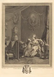 L'heureux moment, 1777. Creator: Nicolas Delaunay