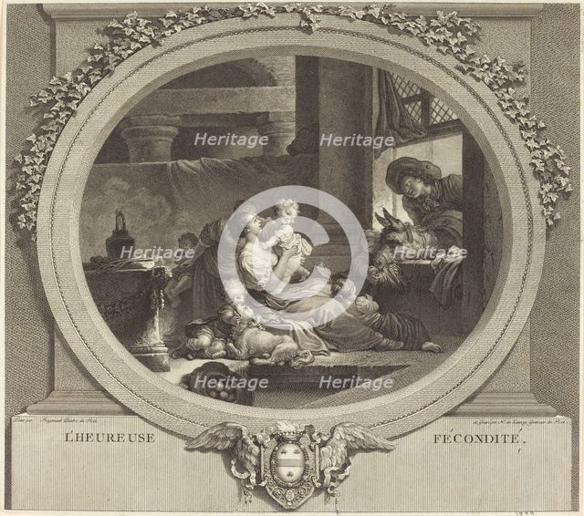 L'heureuse fécondité, 1777. Creator: Nicolas Delaunay.