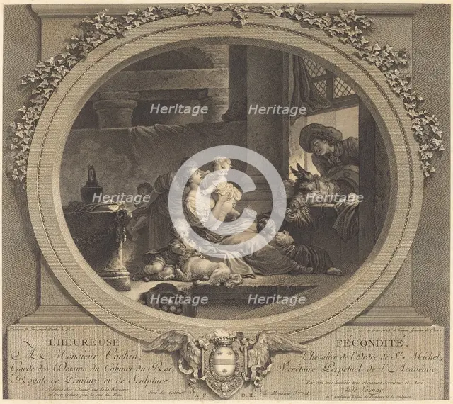 L'heureuse fécondité, 1777. Creator: Nicolas Delaunay.