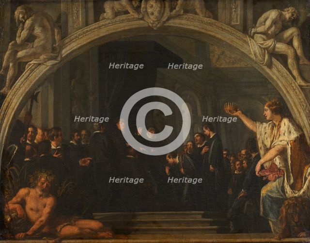 L'hommage du Sénat florentin au grand duc Ferdinand II, c.1621. Creator: Justus Sustermans.