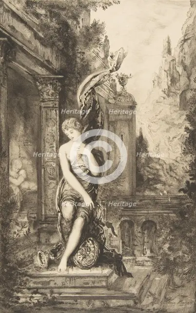 L'Homme qui court après la Fortune et celui qui l'attend dans son lit, 1886. Creator: Felix Bracquemond.
