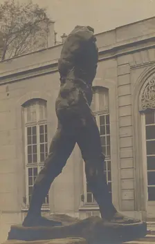 L'Homme Qui Marche, 1907-1912. Creator: Eugène Druet