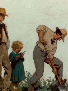 L'horticulture : Esquisse pour l'école de la rue Château-Landon, 10ème arrondissement..., c.1881. Creator: Jules Didier