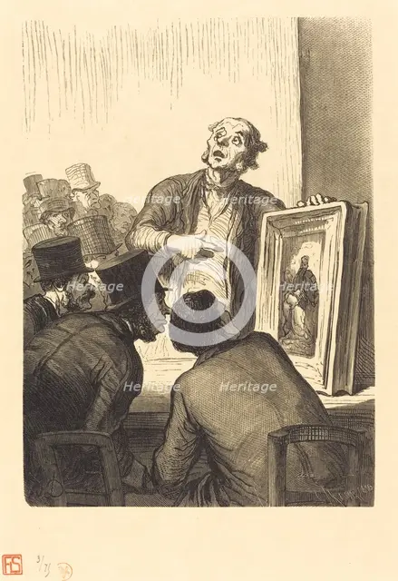 L'Hotel des Commissaires-priseurs: L'Expert, 1863. Creator: Charles Maurand.