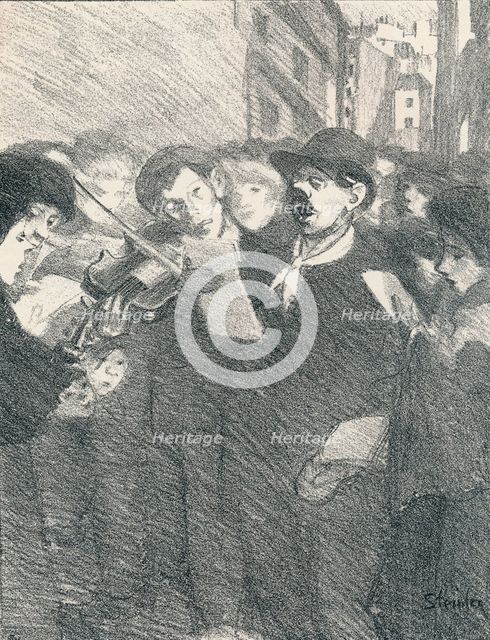 L'ile Des Baisers from Chansons De Femmes, 1897, (1898). Artist: Theophile Alexandre Steinlen