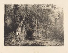 L'Ile Séguin in Flood, 1833. Creator: Paul Huet