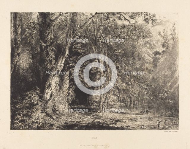L'Ile Séguin in Flood, 1833. Creator: Paul Huet.