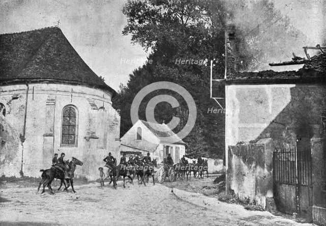 'L'immense champ de Bataille; Pres de Meaux, au village de Chauconin,que les...', 1914. Creator: Unknown.
