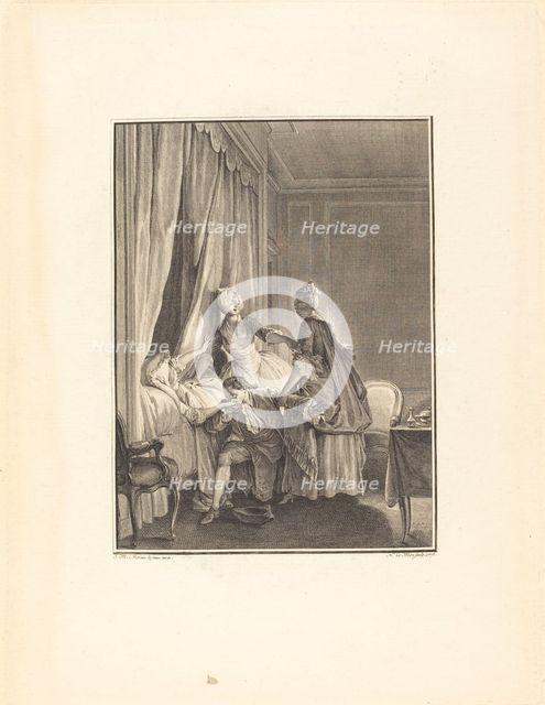 L'inoculation de l'amour, 1775/1776. Creator: Noel Le Mire.