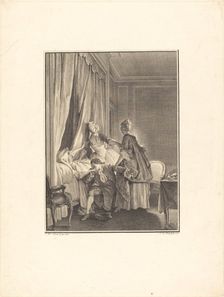 L'inoculation de l'amour, 1775/1776. Creator: Noel Le Mire