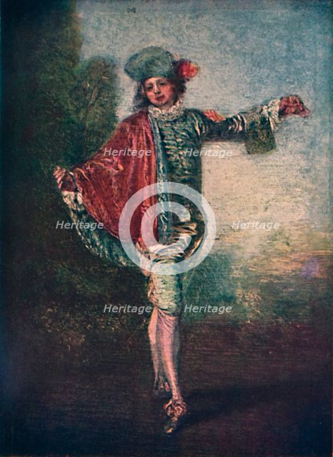 'L'Indifferent', c1717, (1911). Artist: Jean-Antoine Watteau.