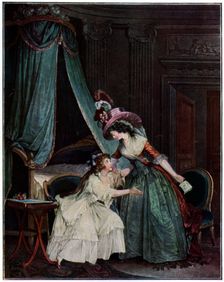 L'Indiscretion 1786 (1931).Artist: Jean-François Janinet