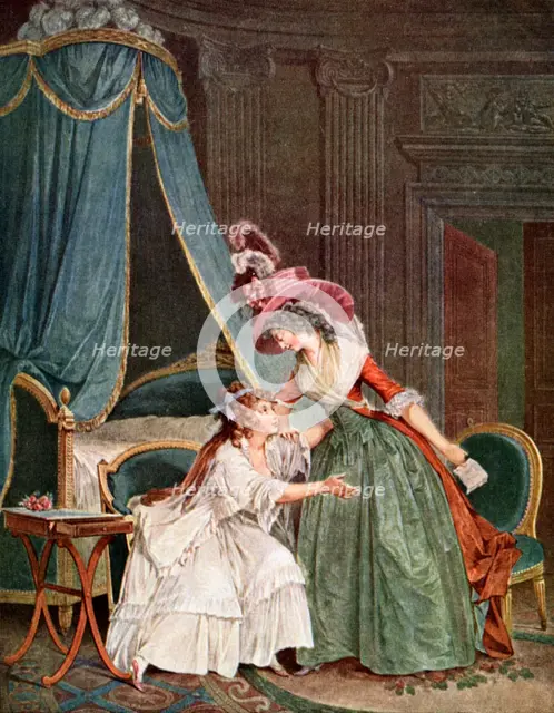 'L'Indiscretion', 1788, (1929). Artist: Jean-François Janinet   