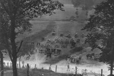 L'infanterie coloniale a la bataille de la Somme; rassemblement d'une partie des canons..., 1916. Creator: Unknown