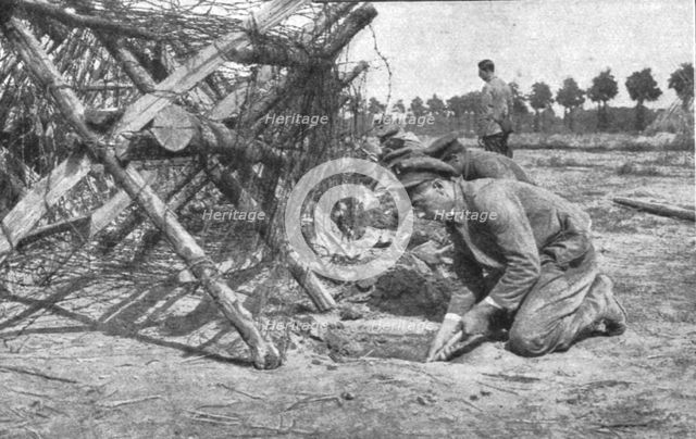'L'instruction de la Nouvelle armee Belge; L'entrainement de la Nouvelle armee Belge..., 1916. Creator: Unknown.