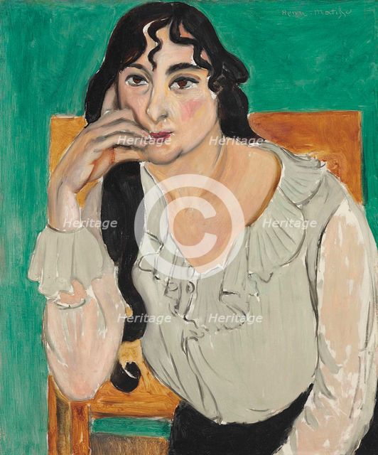 L'Italienne (Lorette), 1917. Creator: Henri Matisse.