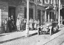 L'Occupation Francaise en Bulgarie; Le quartier general des troupes francaises a Sofia 1918. Creator: Unknown