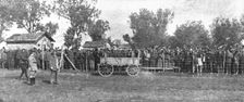 L'Occupation Francaise en Bulgarie; Les prisonniers serbes du camp de Haskovo..., 1918. Creator: Unknown