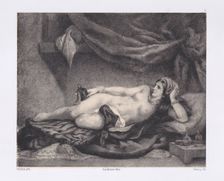 L'Odalisque, 1852. Creator: Charles-Alexandre Debacq