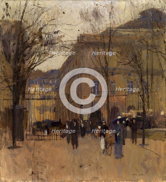 L' Odeon du Luxembourg, ca. 1911. Creator: Frank Edwin Scott.