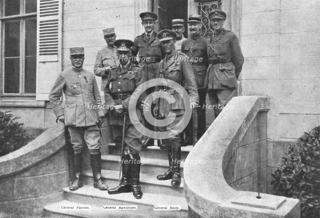 'L'offensive de la Somme: L'offensive Franco-Britannique; une entrevue des commandants', 1916. Creator: Unknown.