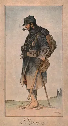 L'Officier du premier hiver (1914 - 1915) 1915. Creator: Jean Droit