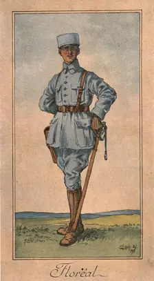 L'Officier du second ete (juin 1915) 1915. Creator: Jean Droit