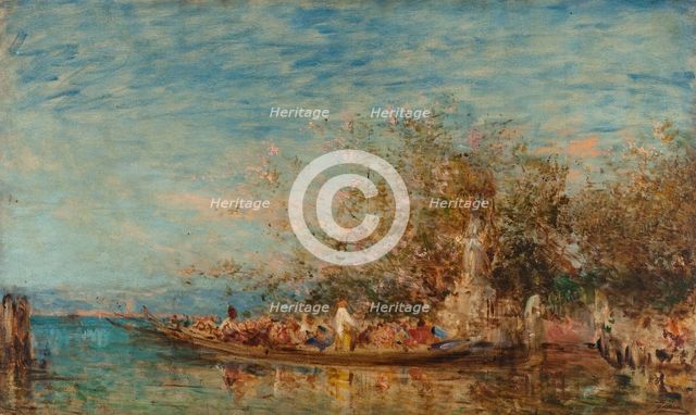 L'offrande à la Madone. Creator: Felix Francois Georges Philibert Ziem.