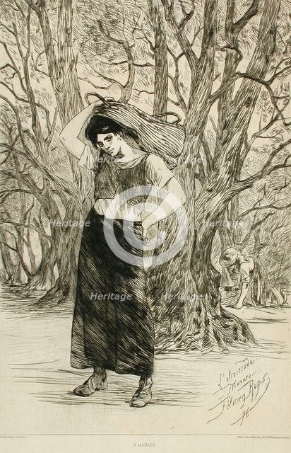 L'Oliviérade, 1876. Creator: Félicien Rops.