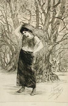 L'Oliviérade, 1876. Creator: Félicien Rops