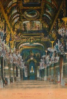 L'Opéra Garnier - the foyer, Paris, c1920