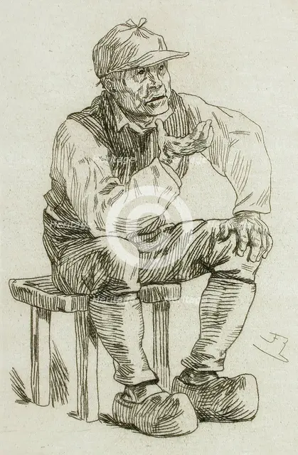L'Oracle du Hameau, 1878. Creator: Félicien Rops.