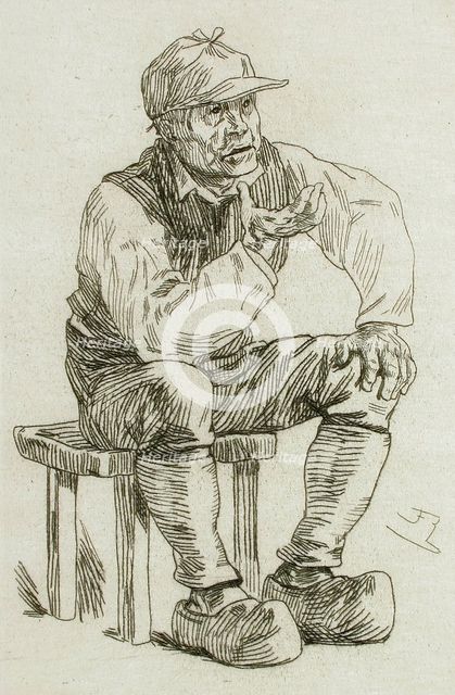 L'Oracle du Hameau, 1878. Creator: Félicien Rops.