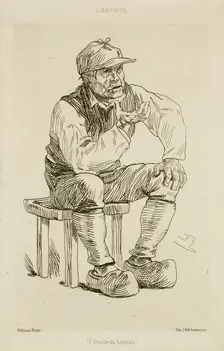 L'Oracle du Hameau, 1878. Creator: Félicien Rops