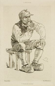 L'Oracle du Hameau, 1878. Creator: Félicien Rops