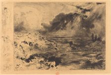 L'Orage (The Storm), 1879. Creator: Felix Hilaire Buhot