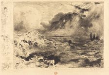 L'Orage (The Storm), 1879. Creator: Felix Hilaire Buhot