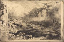 L'Orage (The Storm), 1879. Creator: Felix Hilaire Buhot